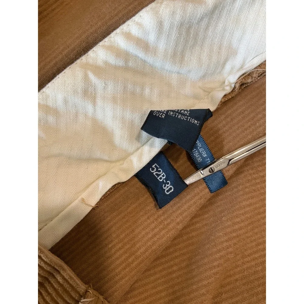 Polo Ralph Lauren Corduroy Pants Brown Preppy Classic Academia 50x28